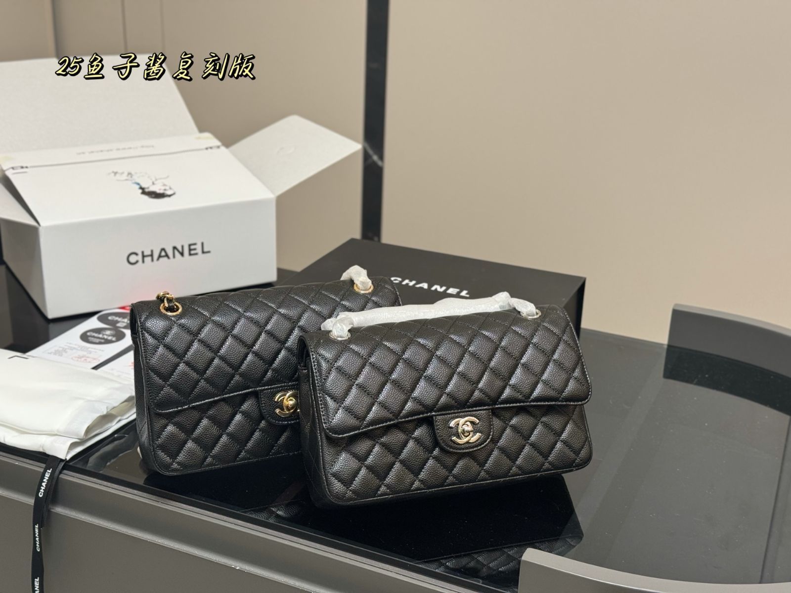 今日 CHANEL CF 25cm トップグレード サーモンレザー クラシックフラップバッグ-MM輸入-MM輸入2