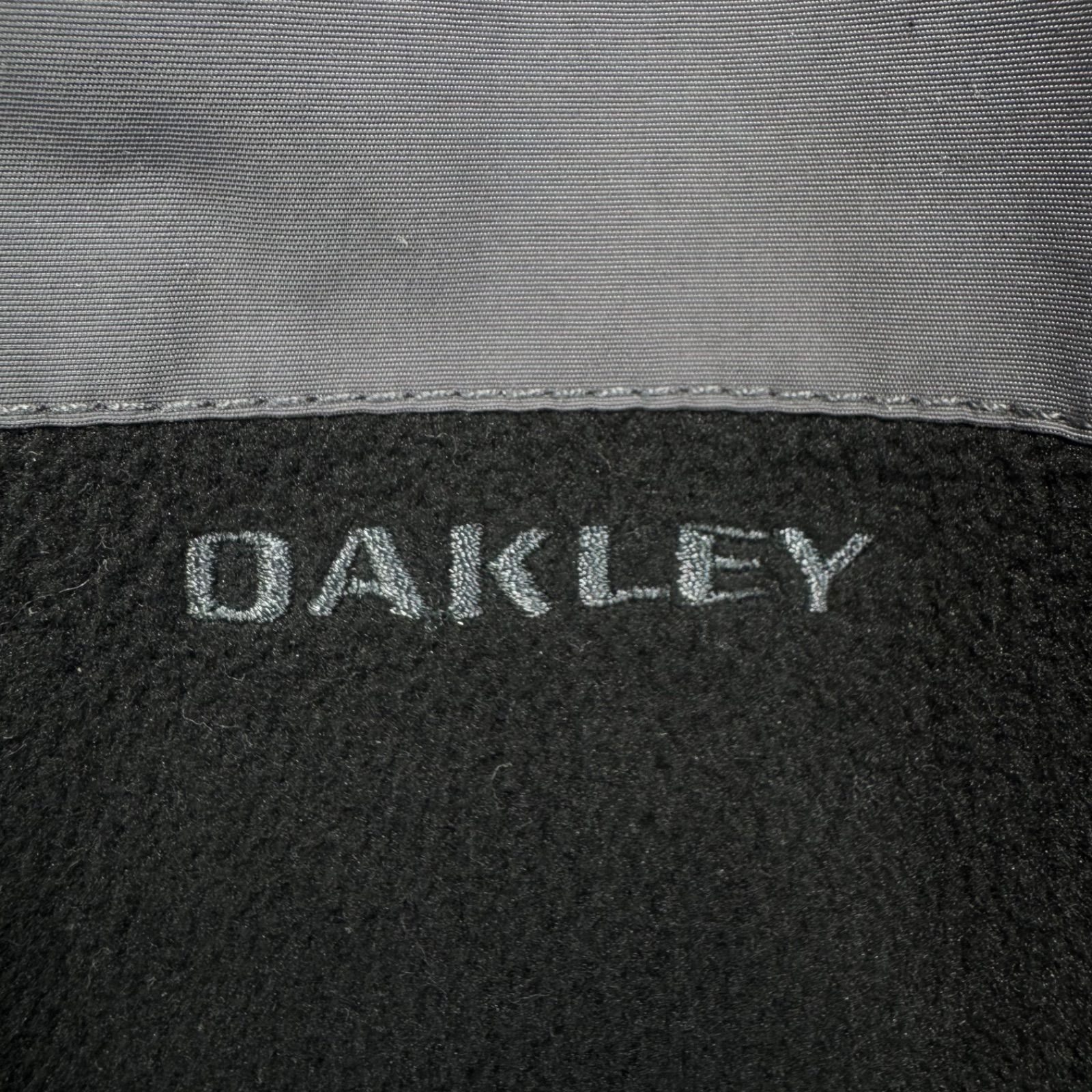 Oakley Logo Embroidery Fleece Nylon Vest Jacket オークリー フリース ナイロン ベスト ジャケット 刺繍ロゴ 古着