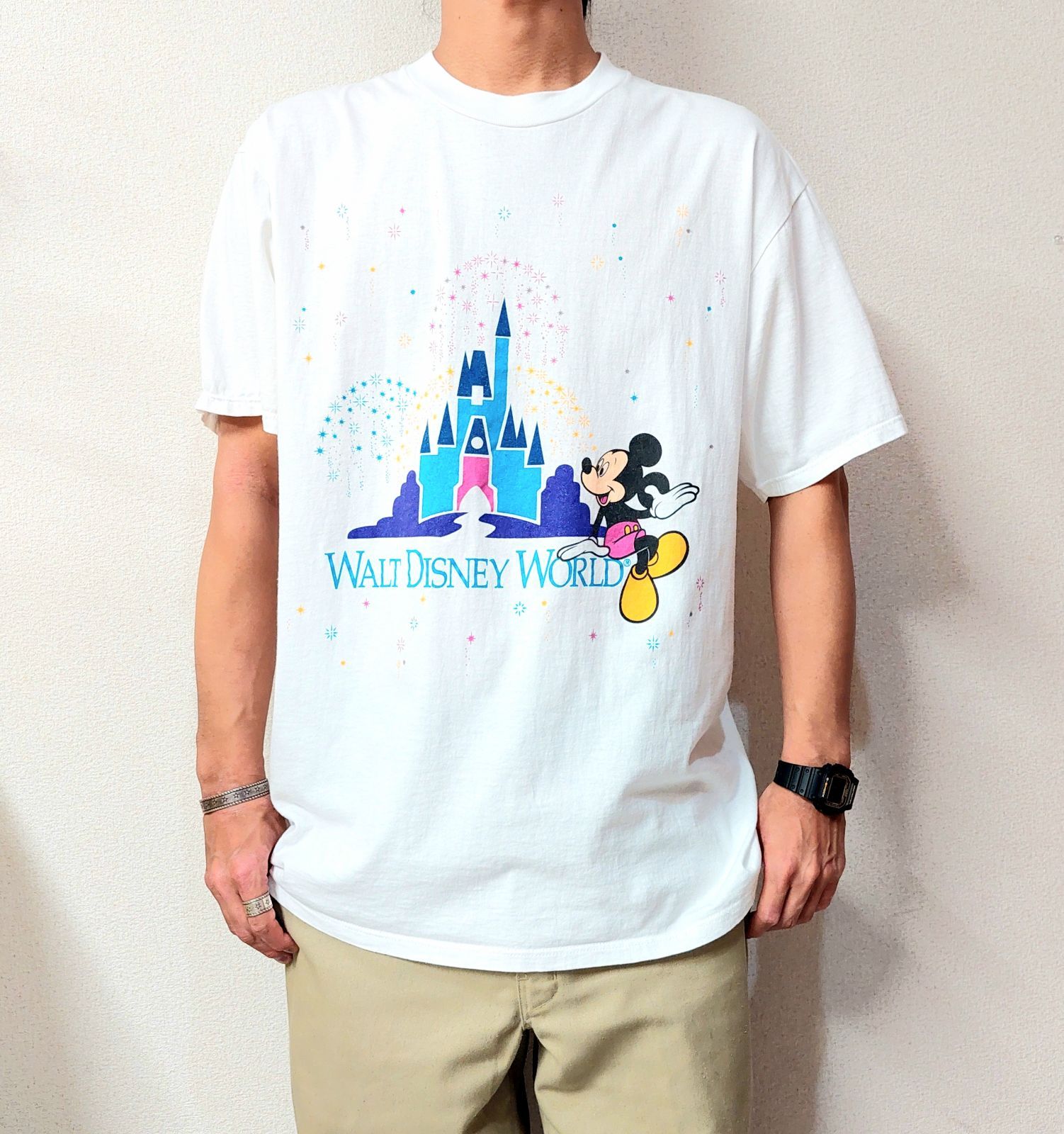 サイズはLになります90's USA製 Walt Disney World tシャツ