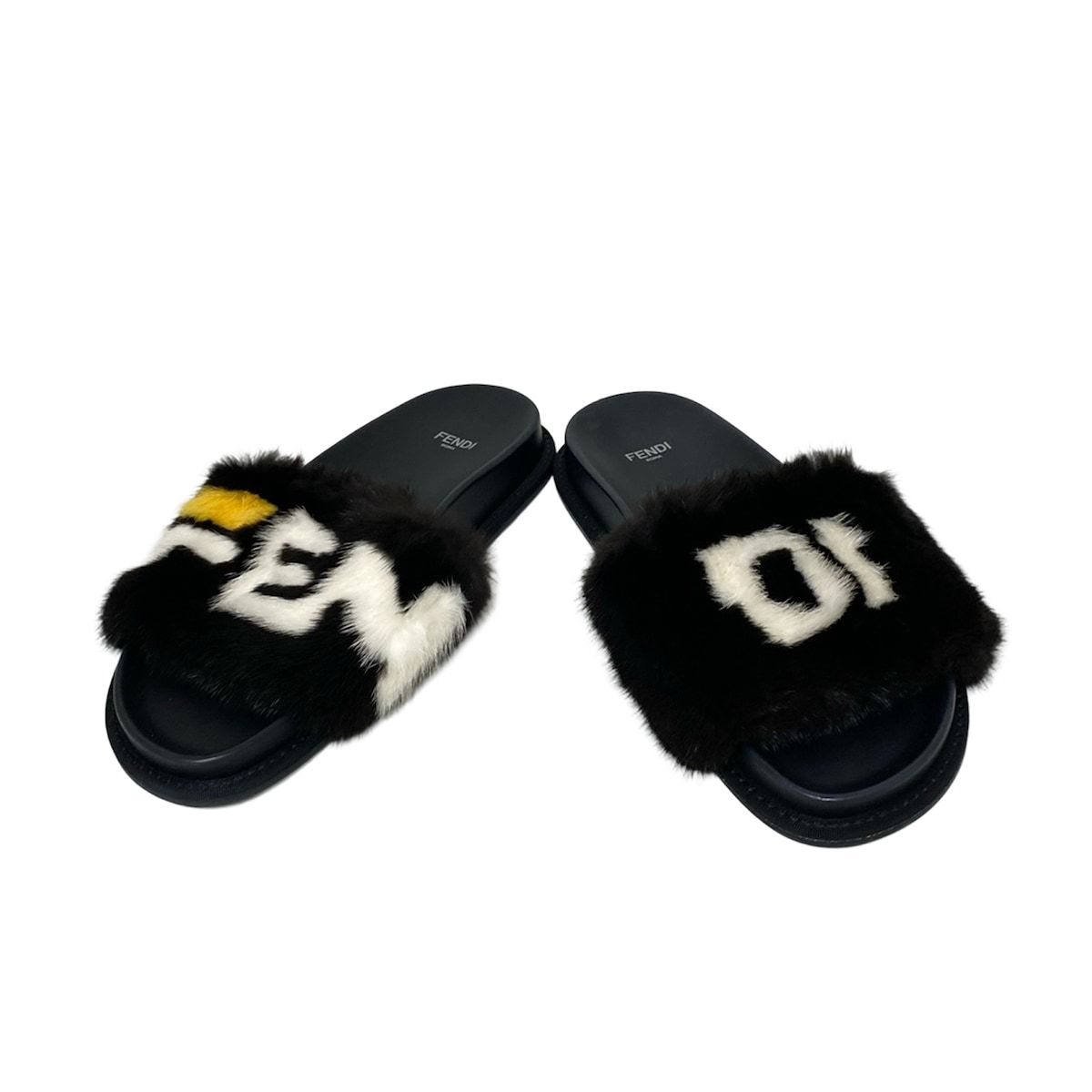 フェンディ フィール サンダル ファブリック ブラック | Fendi