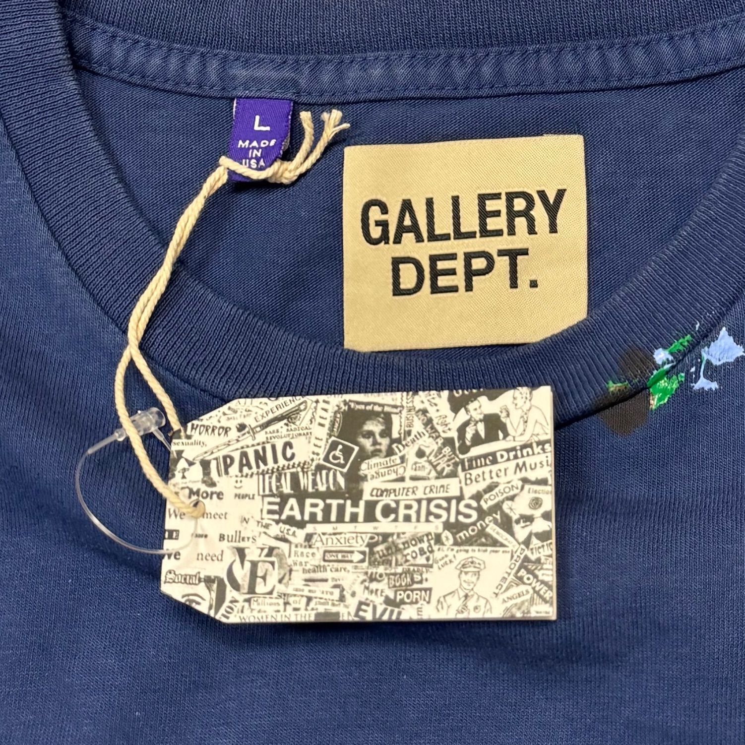 【GALLERY DEPT.】ヴィンテージ ロゴ ペイント Tシャツ GALLERY DEPT.】ヴィンテージ ロゴ ペイント Tシャツ