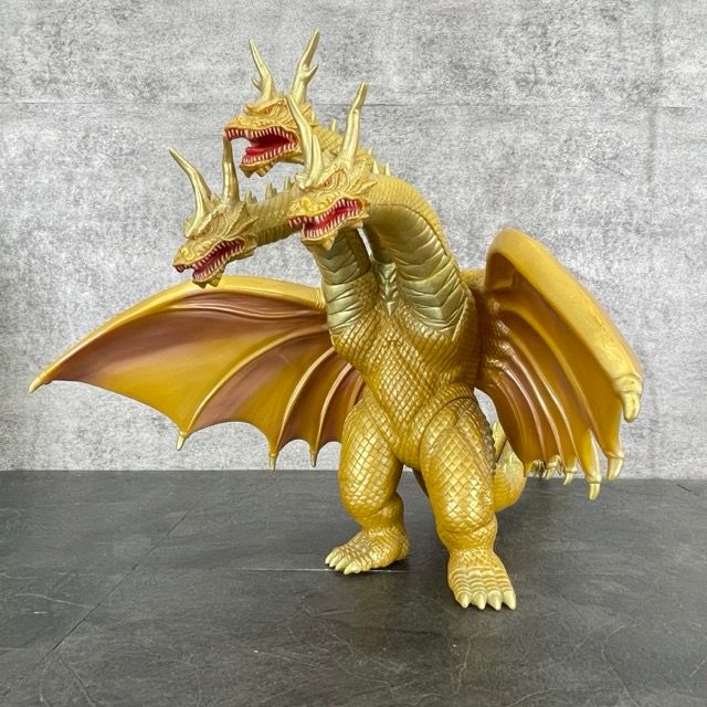 バンダイ キングギドラ フィギュア 1998 東宝 東宝映画 高さ約27.5 cm ソフビ 怪獣 BANDAI |514472