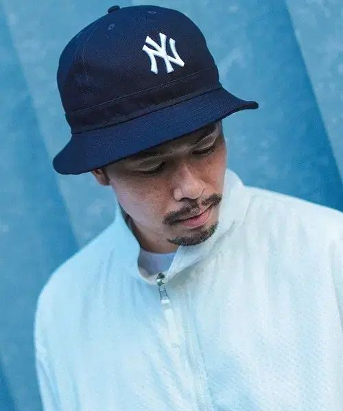 ビームス x NEW ERA J エクスプローラー ハット NY ネイビー