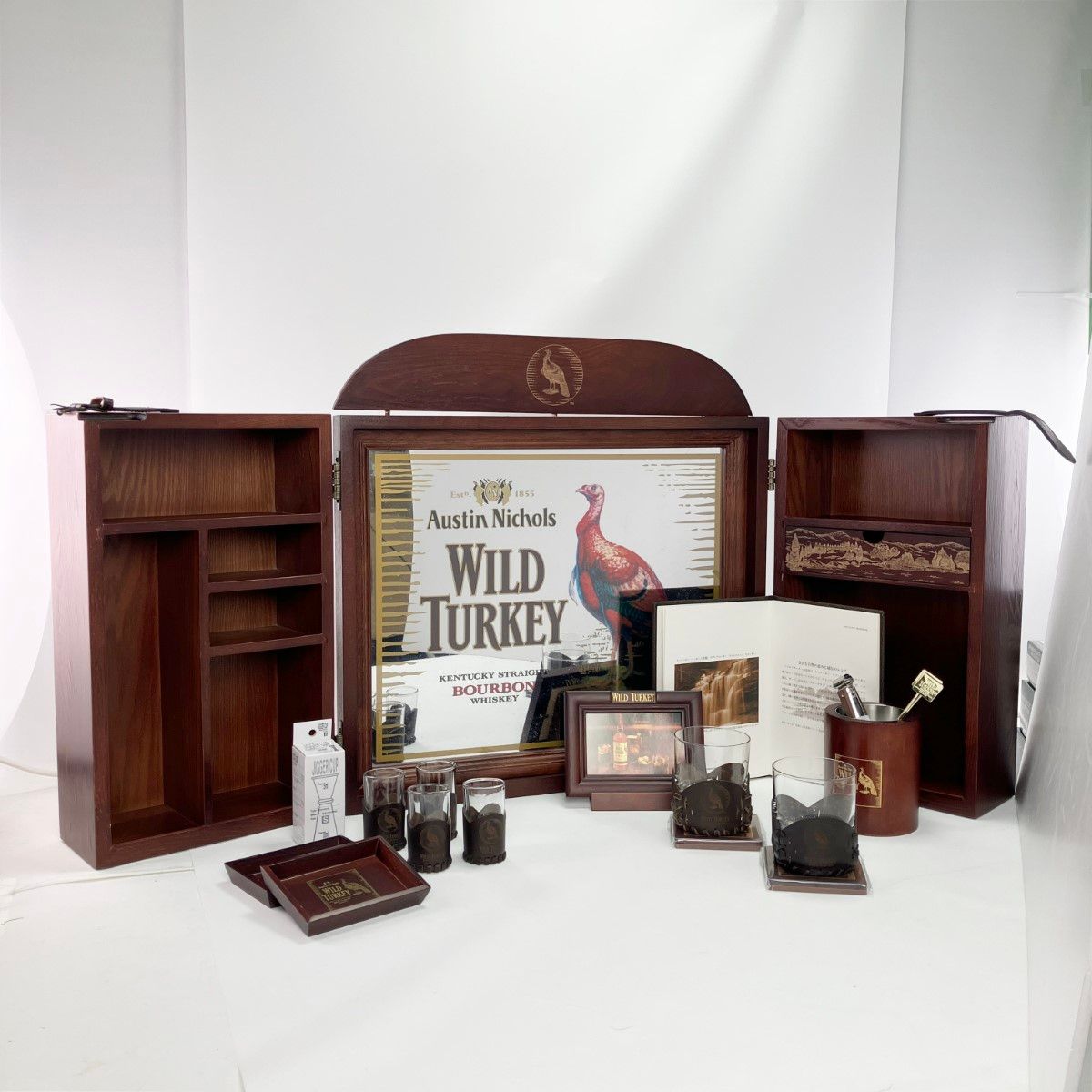 ▽▽ WILD TURKEY ワイルドターキー バー キャビネットツール セット ▽▽ WILD TURKEY ワイルドターキー バー キャビネットツール