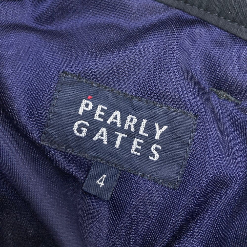 サイズ：4 PEARLY GATES パーリーゲイツ 中綿パンツ ネイビー系