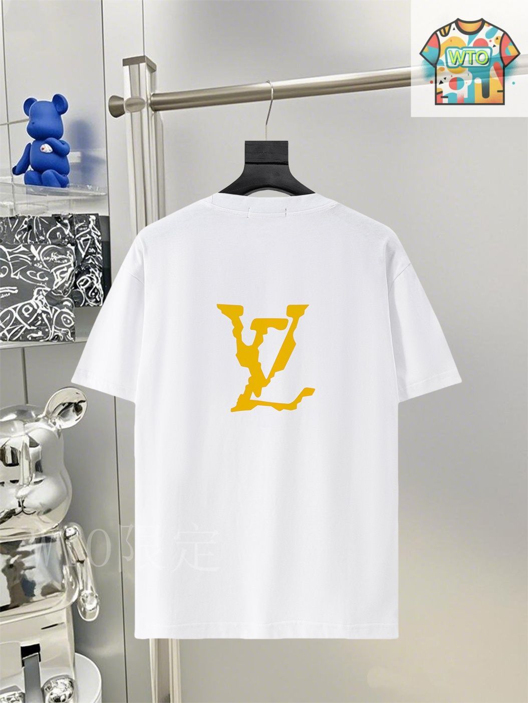 今日特価】Louis Vuitton 2025SS プレミアムロゴプリント T