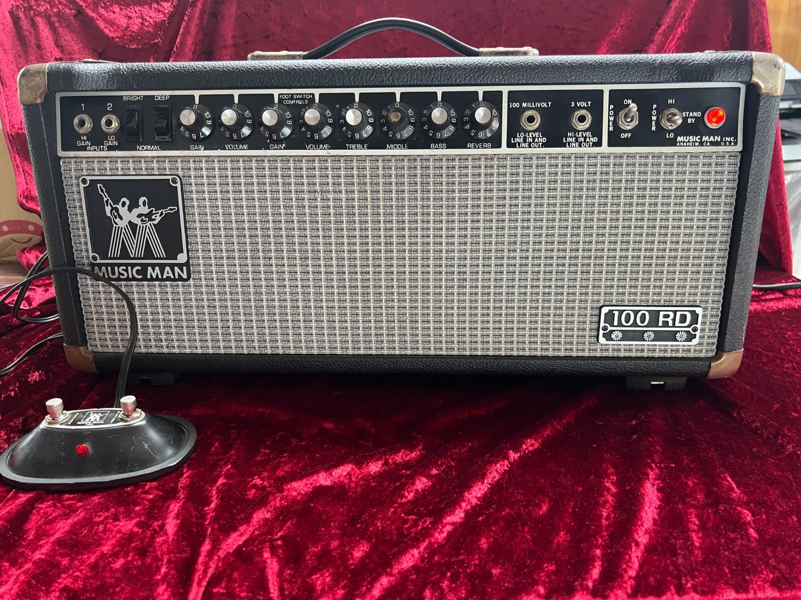 即戦力 動作 済 MUSICMAN 100RD 真空管ギターヘッドアンプ