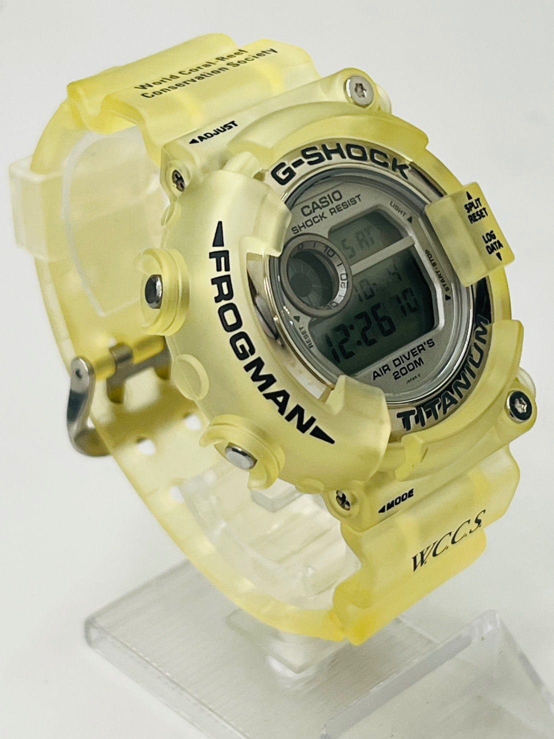 【新品電池】G-SHOCK DW-8201WC フロッグマントリプルマンタ 電池交換済】G-SHOCK Gショック W.C.C.S. FROGMAN フロッグマン