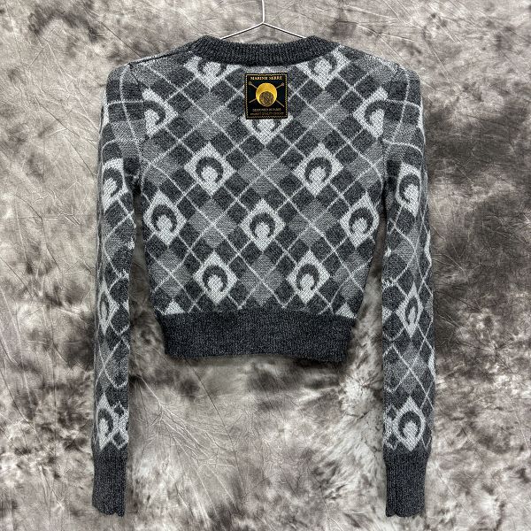 マリーンセール MARINE SERRE ニット マリーンセル(Marine Serre)｜Moon Logo Knit Fitted Sweater