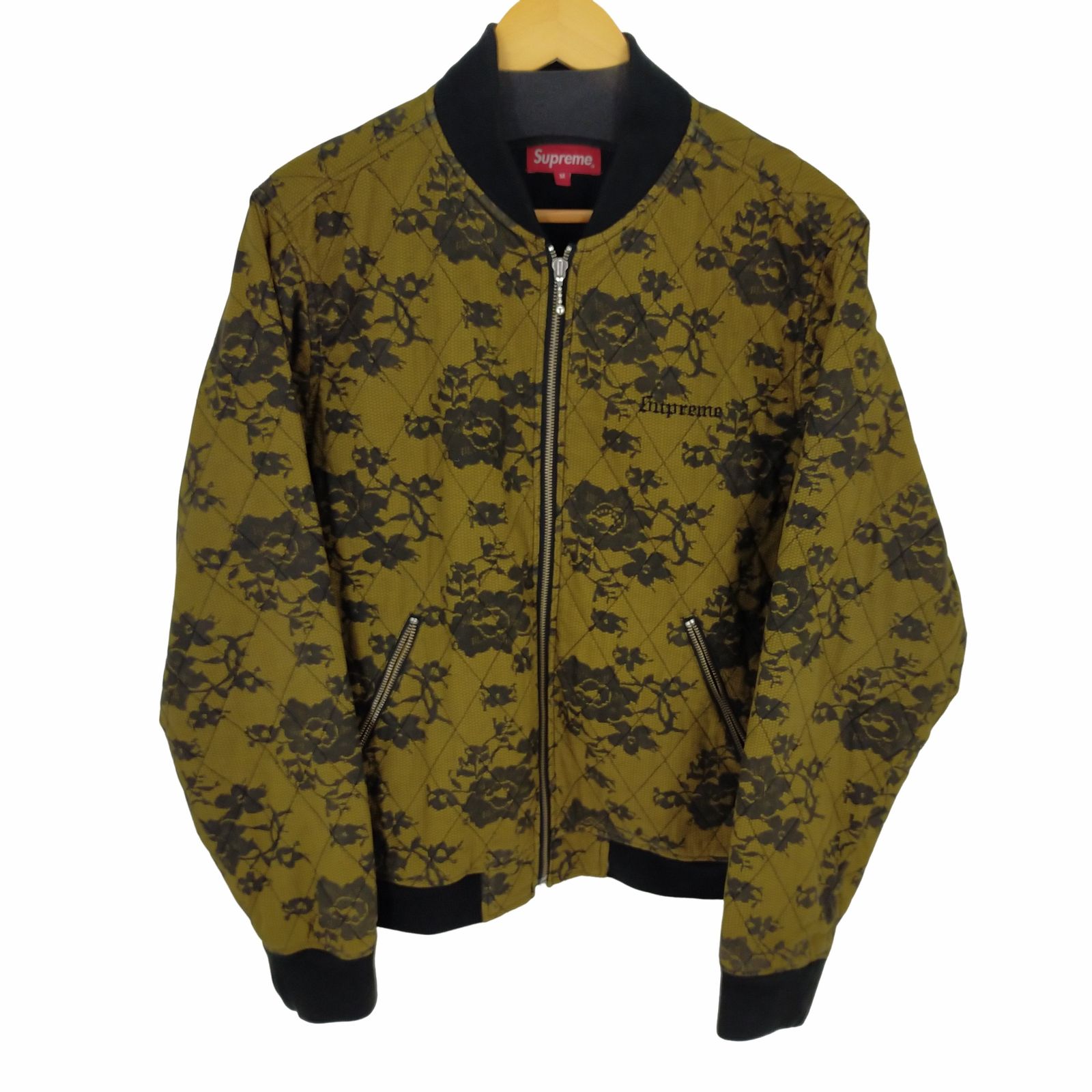 シュプリーム Supreme 17SS Quilted Lace Bomber Jacket メンズ JPN：M ...