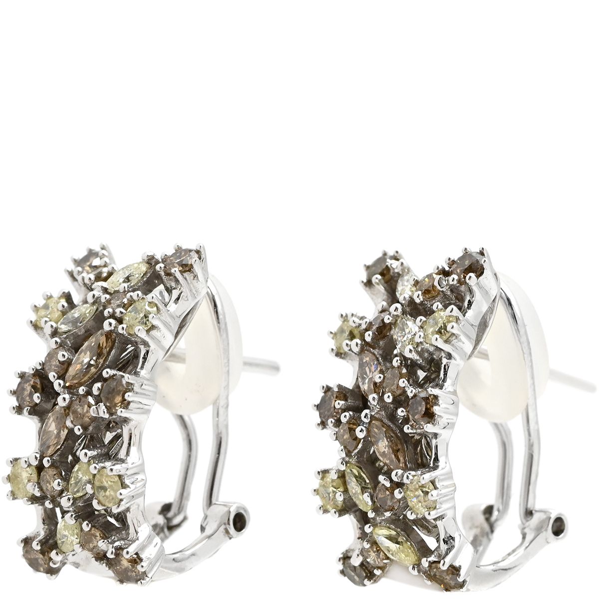 ピアス ダイヤピアス K18WG ダイヤモンド ホワイトゴールド イヤリング