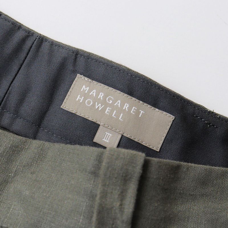 2022SS マーガレットハウエル MARGARET HOWELL LINEN TROUSERS
