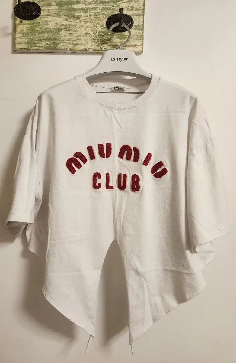 MIU MIU ミュウミュウ クロップド Tシャツ