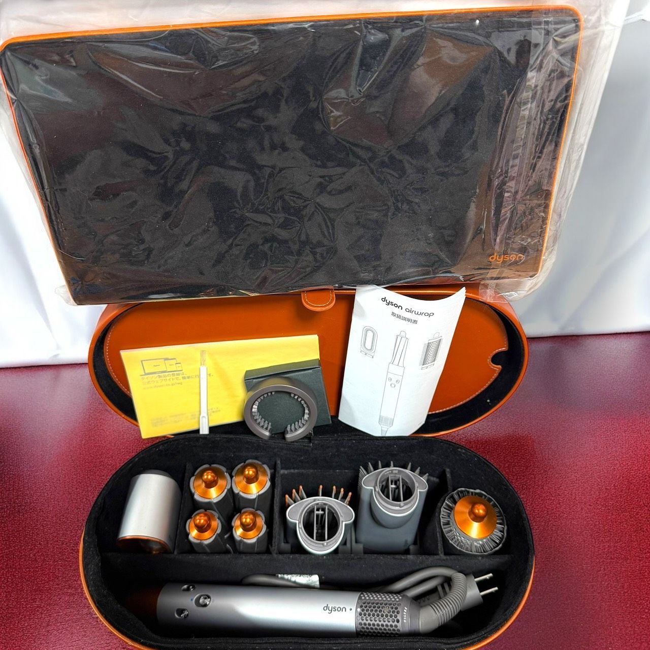 Dyson Airwrap HS01 ドライヤー ダイソン レザーケース付 Dyson