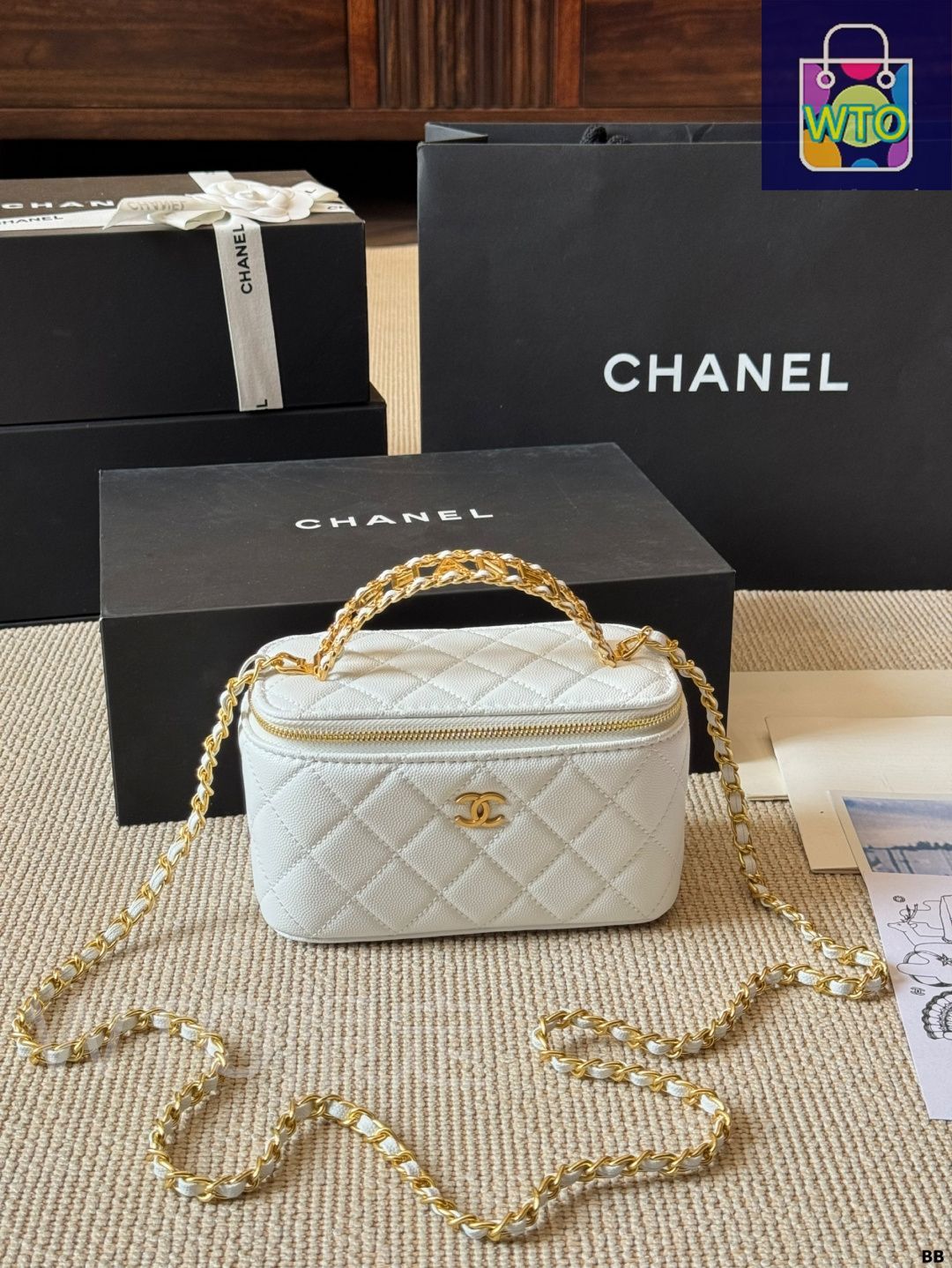 今日特価】Chanel シャネル ハンドルボックスバッグシリーズ 着