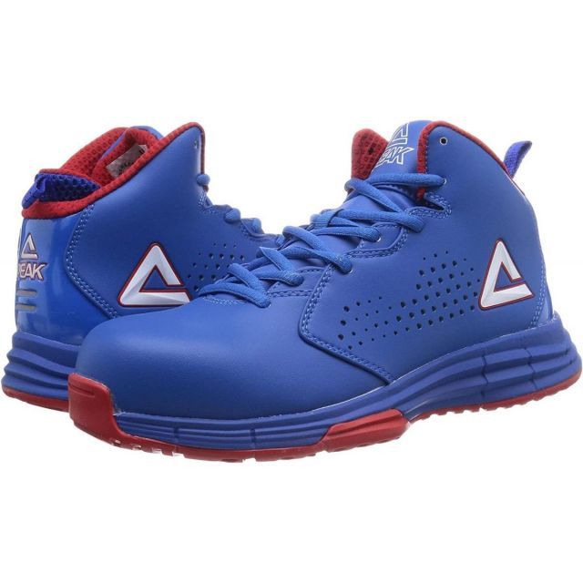 PEAK SAFETY BAS-4509 ブルー 26cm 青 安全靴 鋼鉄芯 3E 反射材 JSAA 規格 A種 セーフティーシューズ 26.0cm ピーク セーフティー スニーカー