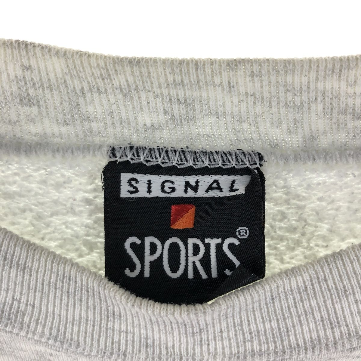 古着 90年代 SIGNAL SPORTS カレッジスウェットシャツ トレーナー 