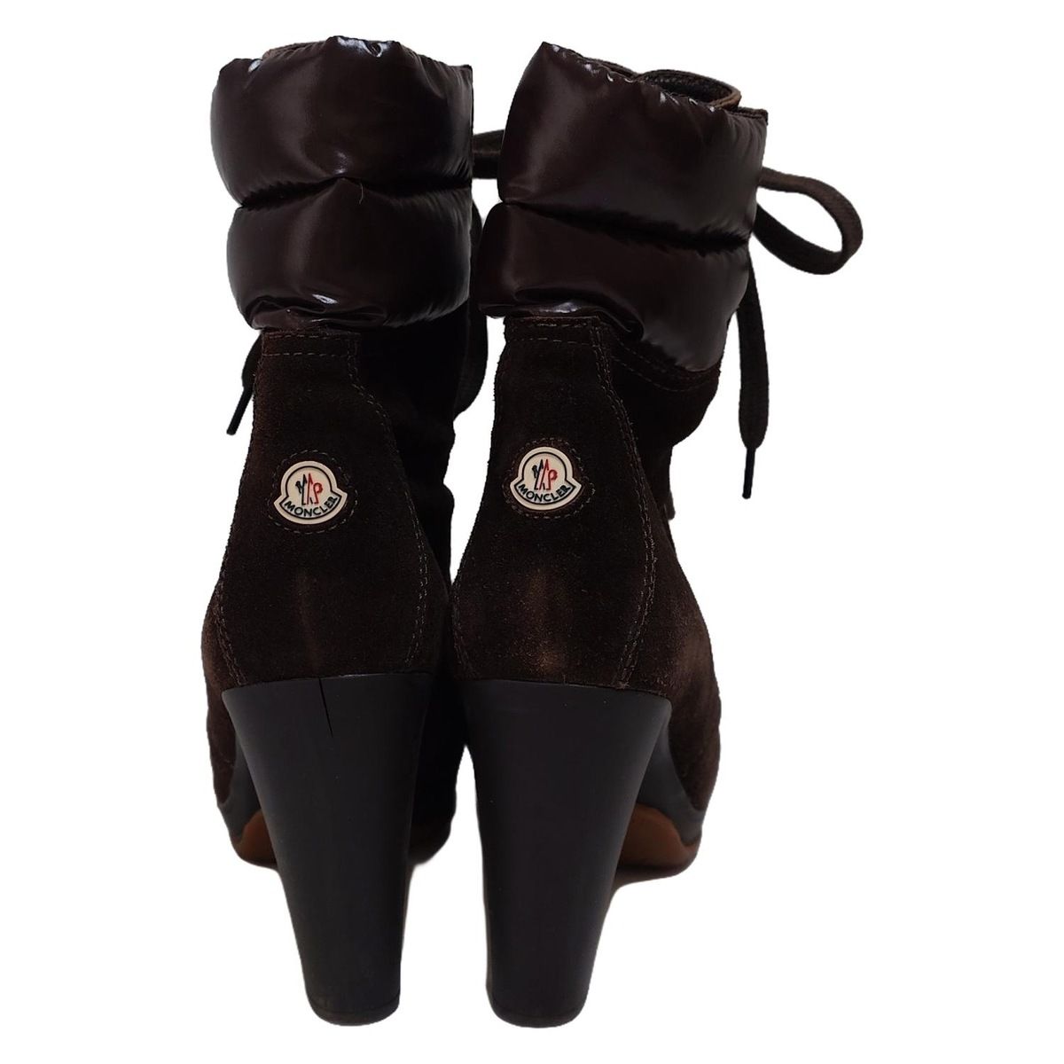 MONCLER(モンクレール) ショートブーツ 38 レディース - ダーク