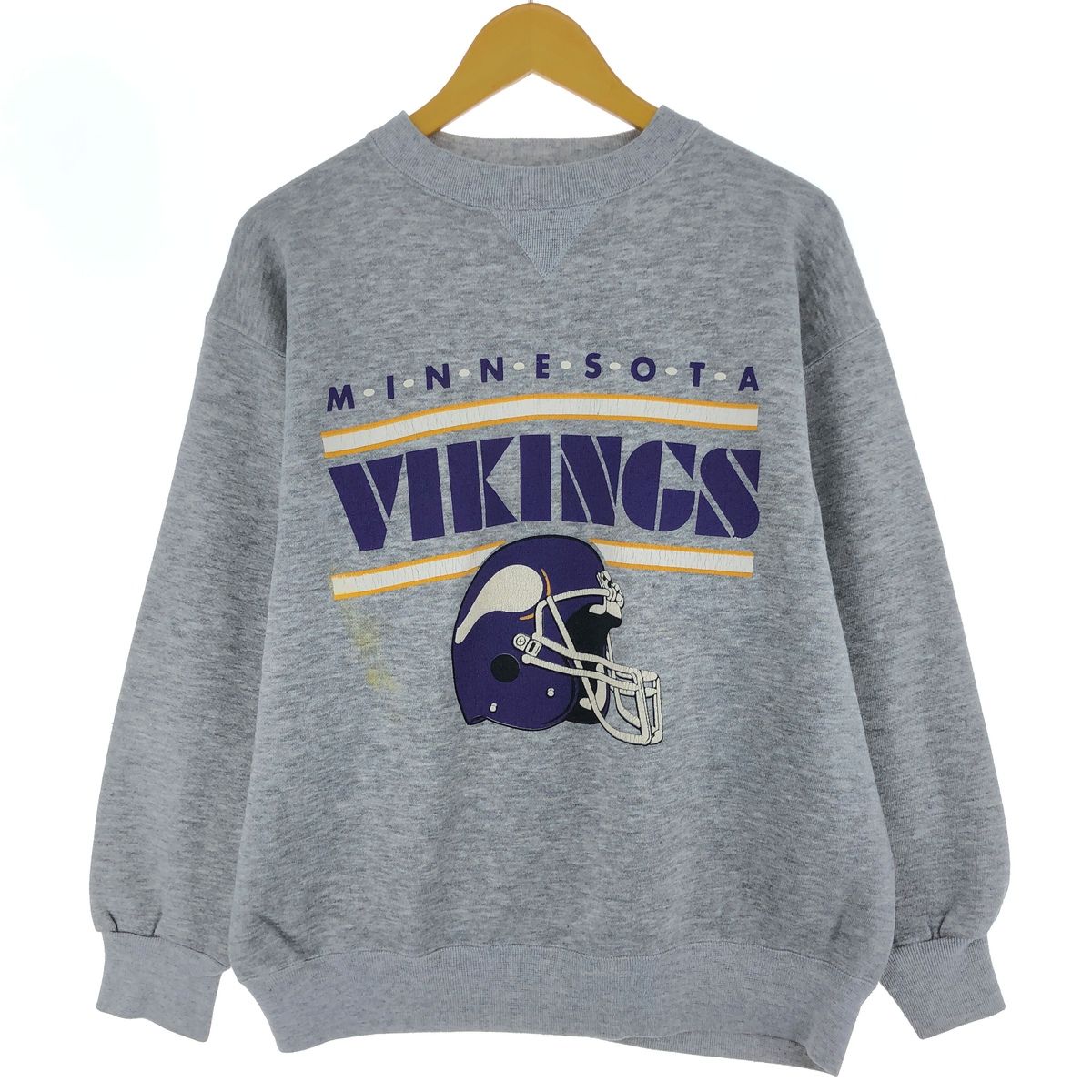 古着 80年代 チャンピオン Champion トリコタグ NFL MINNESOTA VIKINGS ミネソタバイキングス プリントスウェットシャツ/eaa439232