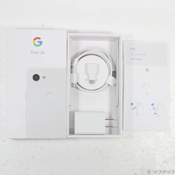 品〕 Google Pixel 3a 64GB クリアリーホワイト SBGOPIX3A SoftBank【371】