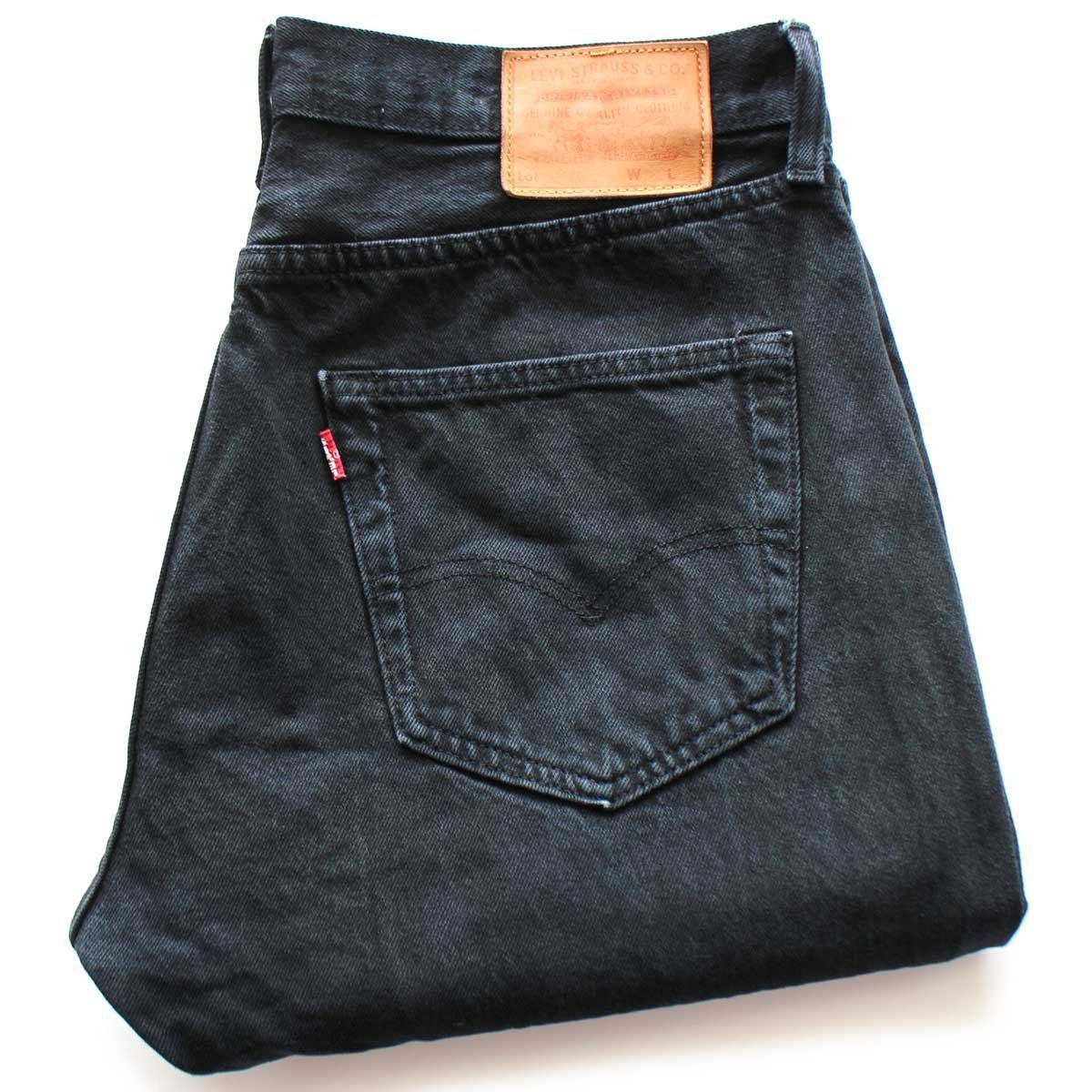 LEVI'Sリーバイス PREMIUM 501 BIGE 後染め ブラック デニムパンツ W34