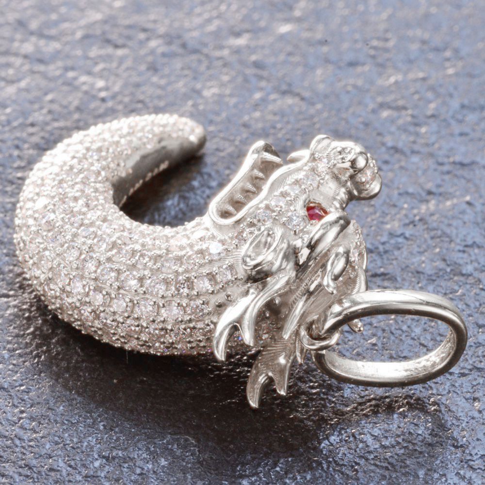 メンズ ネックレス ペンダントトップ ホワイトゴールドk18 ダイヤモンド 一粒 クロス 18金 チェーン 十字架 コントラッド 東京 シンプル 送料無料 ネックレス メンズ ダイヤモンド ネックレス 一粒 ホワイトゴールドk18