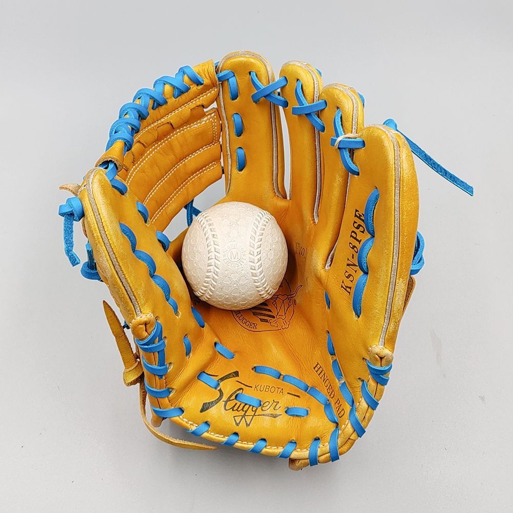 全紐交換済み】 スラッガー 軟式グローブ / 内野手用 型付け済み