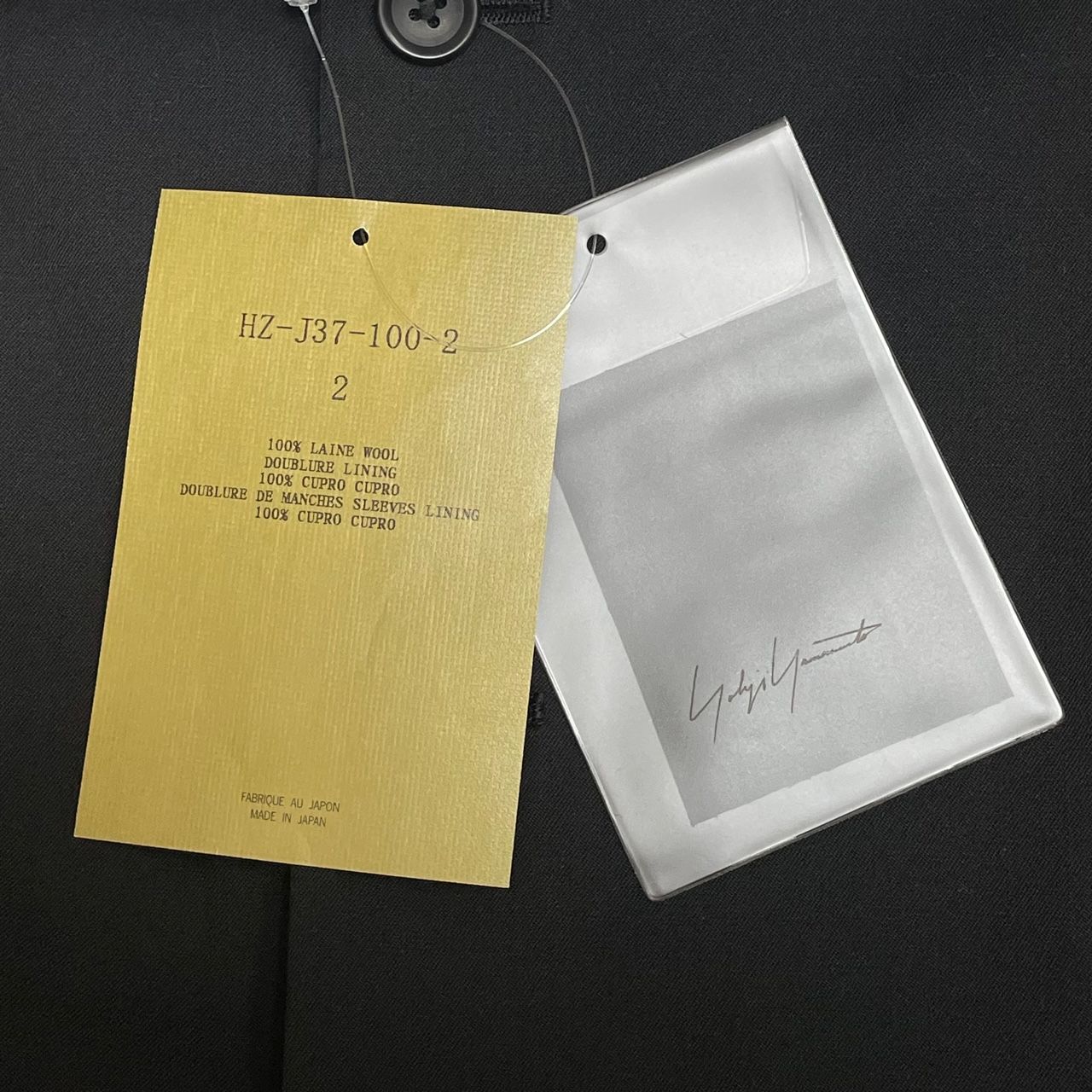 Yohji Yamamoto POUR HOMME 23SS SUMMER TUXEDO W-DRAPING JK