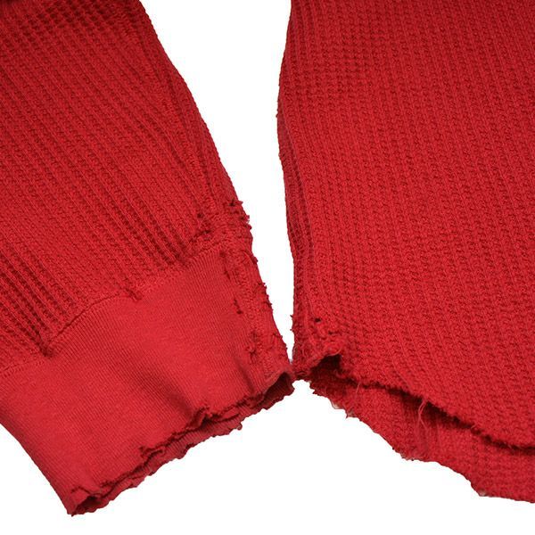 UNUSED Damage Thermal Long Sleeve Tee - メルカリ