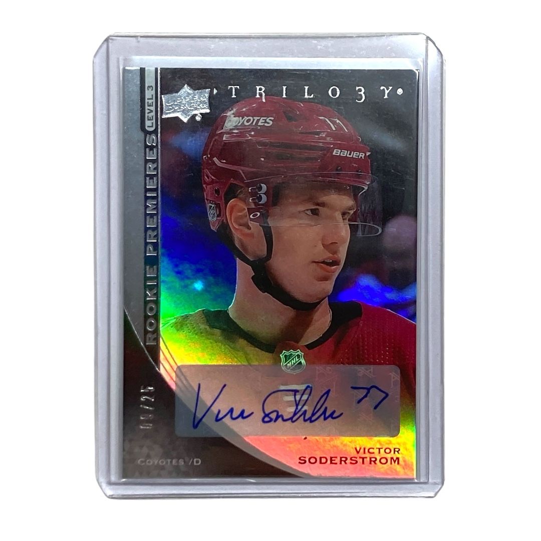 UPPER DECK NHLカード TRILOGY VICTOR SODERSTROM COYOTES 09/25