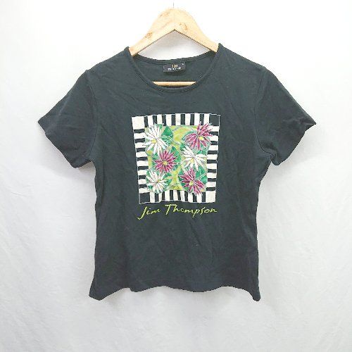 ◇ ⊂Φ JIM THOMPSON ジムトンプソン 花柄プリント 半袖 Tシャツ
