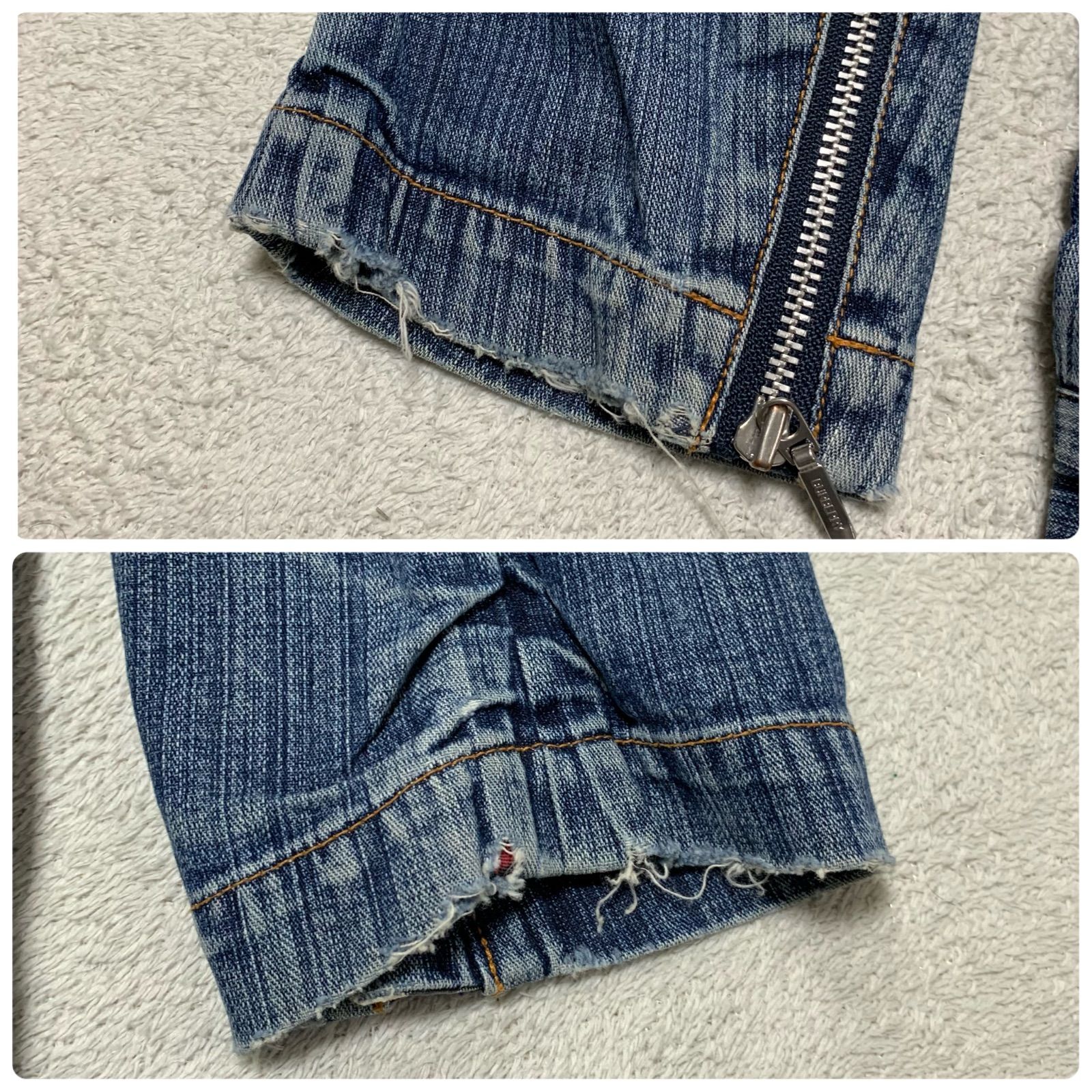 ロゴ刻印 ヴィンテージ加工