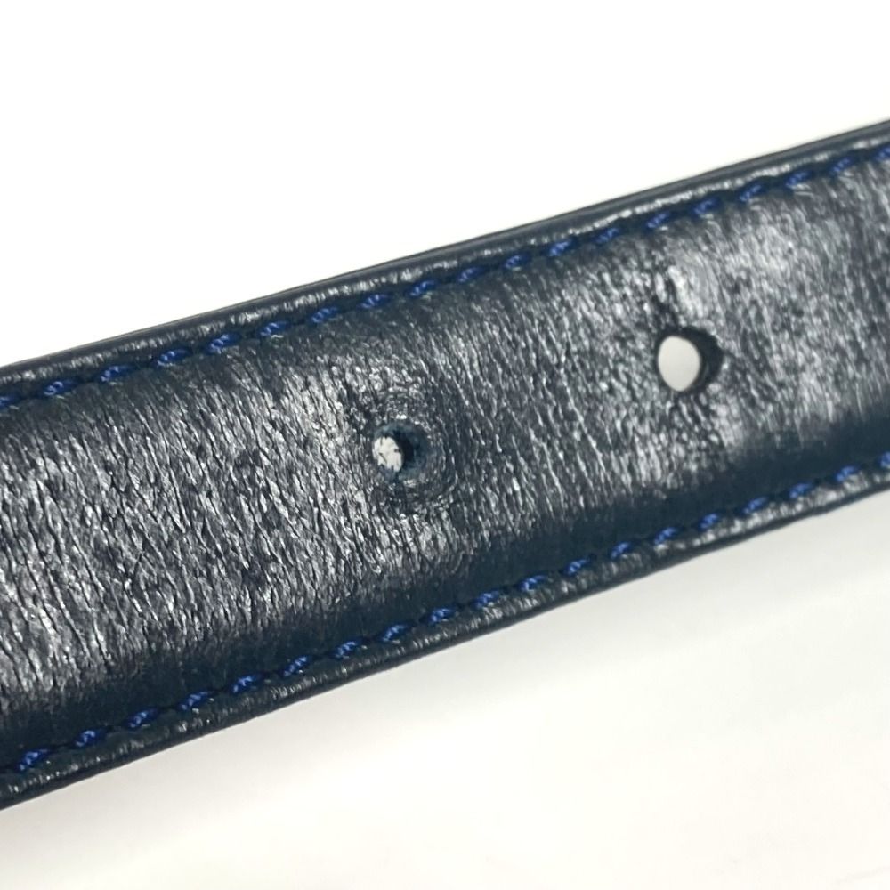 CARTIER カルティエ ベルト サファイアライン レザー ダークネイビー系