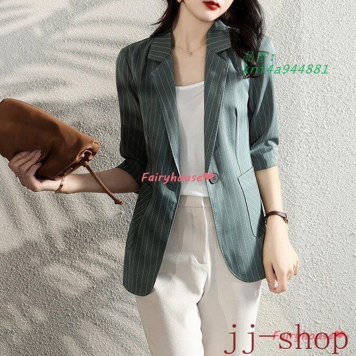 七分袖テーラードジャケット 春コート