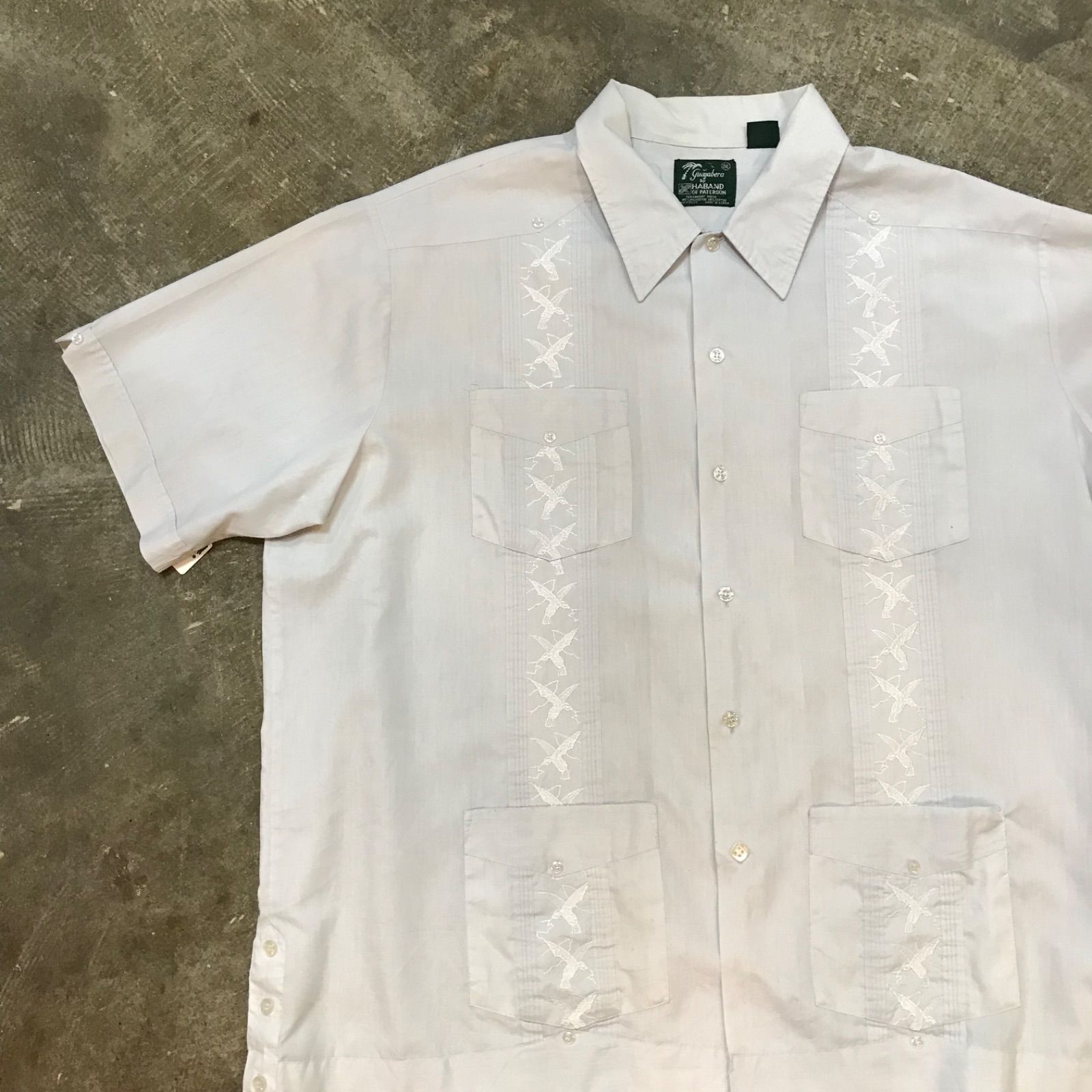 7T5695 90s HABAND GUAYABERA キューバシャツ T5695 90s HABAND GUAYABERA キューバシャツ - メルカリ