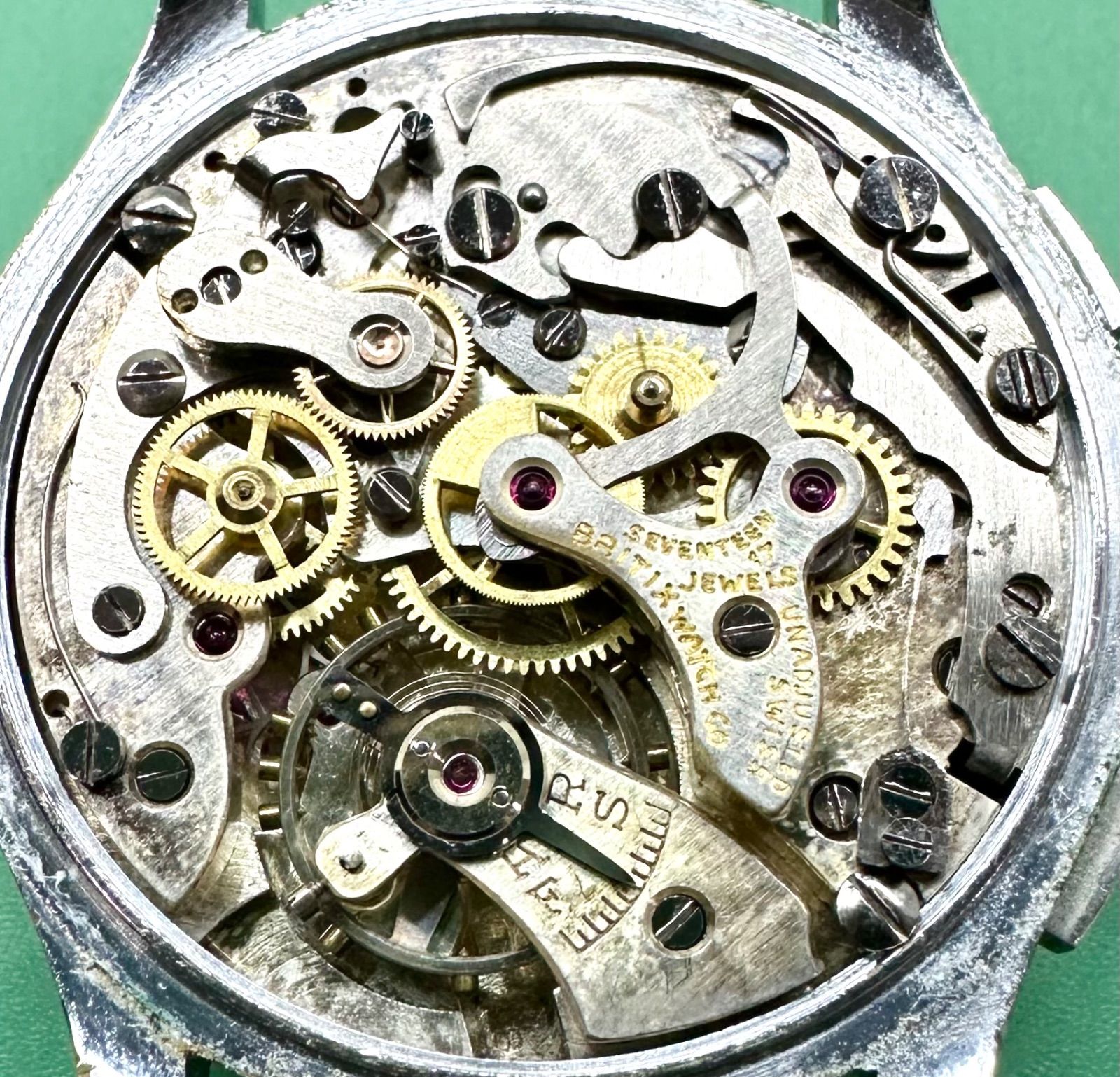 BRITIX 手巻き時計 クロノグラフ ランデロン - メルカリ