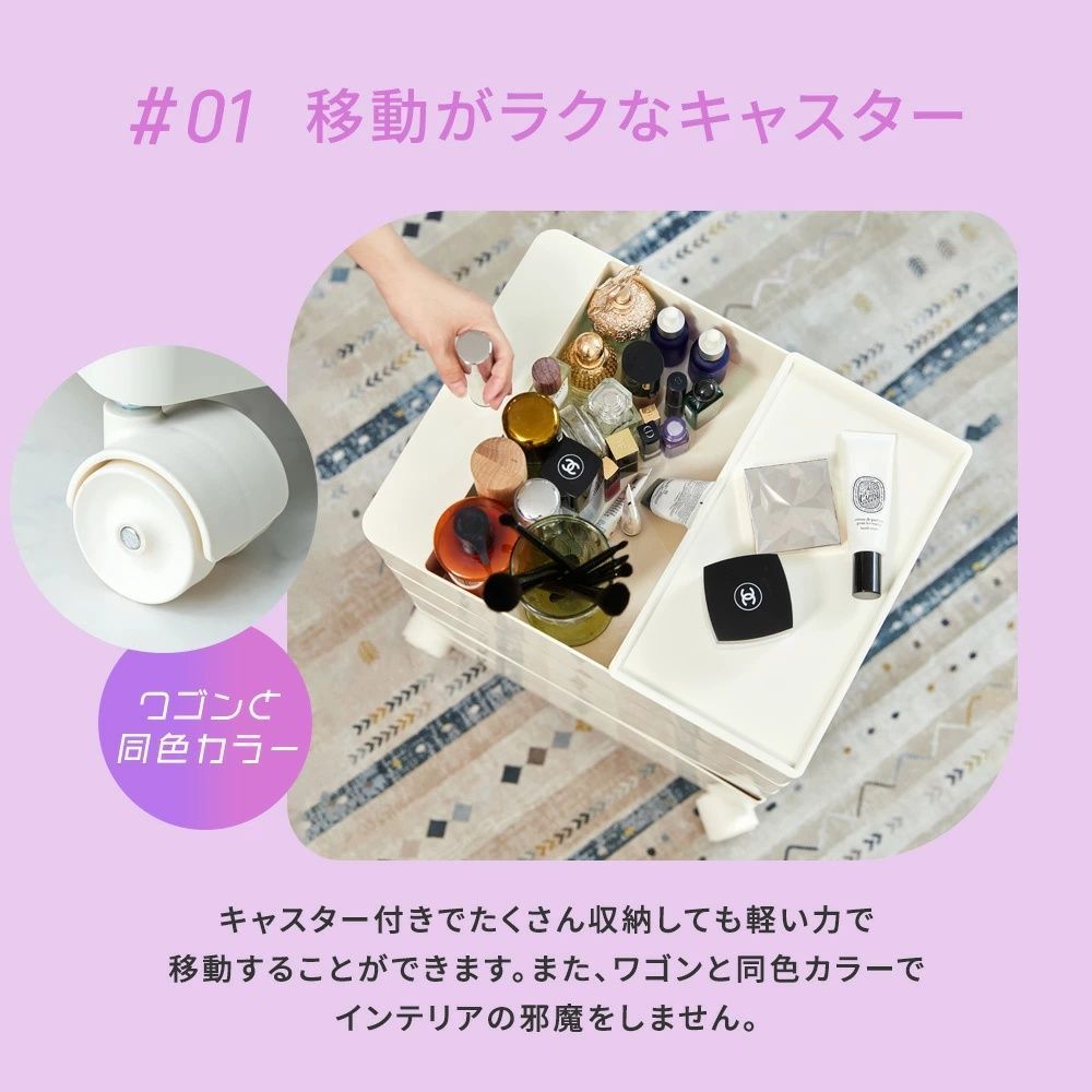 回転式 キッチンワゴン