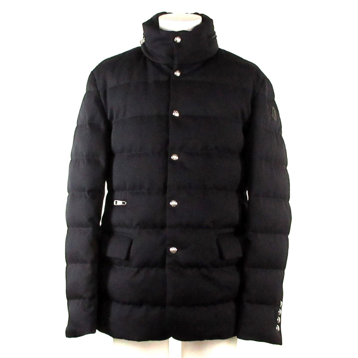 MONCLER(モンクレール) ダウンジャケット サイズ1 S メンズ美品 BESS GIACCA H20911A00257 54ANL  ダークネイビー 長袖/冬 ウール、ダウン - メルカリ