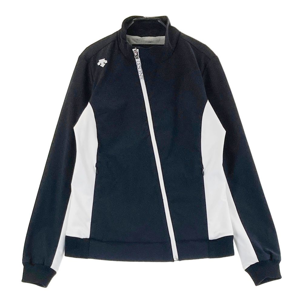 サイズ M DESCENTE GOLF デサントゴルフ 裏メッシュ ジップジャケット ブラック系 240101541959 ゴルフウェア レディース ストスト