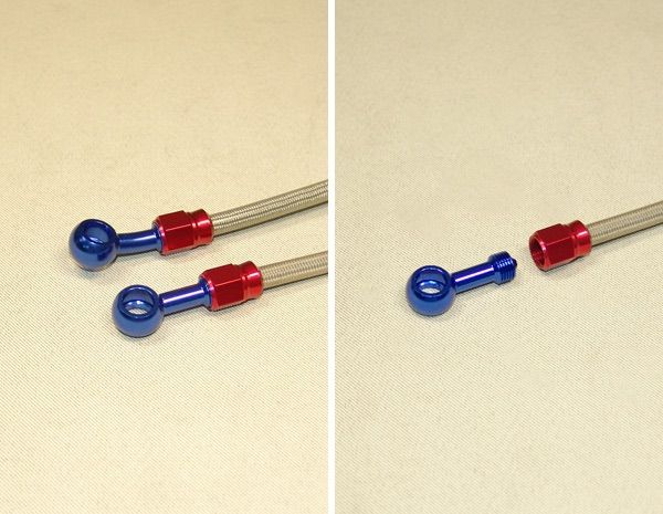 ライブDio/スーパーDio ZX/SR ・ステンメッシュブレーキホース青 ライブDio/スーパーDio ZX/SR ・ステンメッシュブレーキホース青