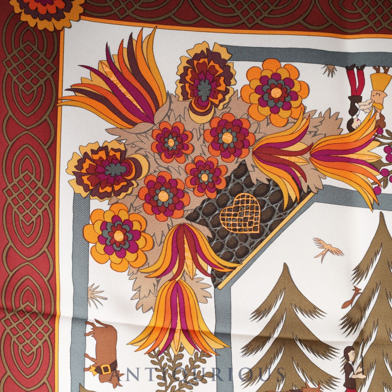 エルメス スカーフ カレ 90 切り絵 SILK100% 箱 - メルカリ