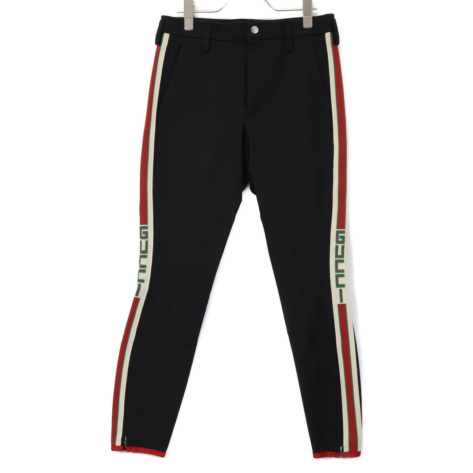 【極美品】GUCCI　グッチ　シェリーラインスラックス　Sサイズ　ブラック GUCCI グッチ シェリーライン サンダル サイズ：9 429362