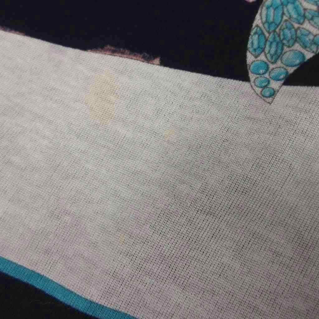 レオナール LEONARD イージー フ スカート ひざ丈 花柄 ジュエリー柄 ネイビー 38 M位 ECT NICORILABO_COM