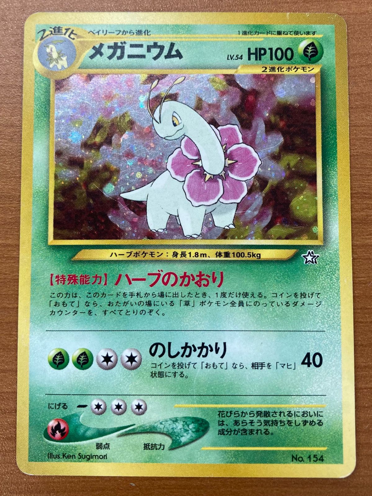 ポケモンカード　旧裏　メガニウム_プレミアムファイル PROMO 第1世代 メガニウム_プレミアムファイル PROMO 第1世代 1996~1999 - メルカリ