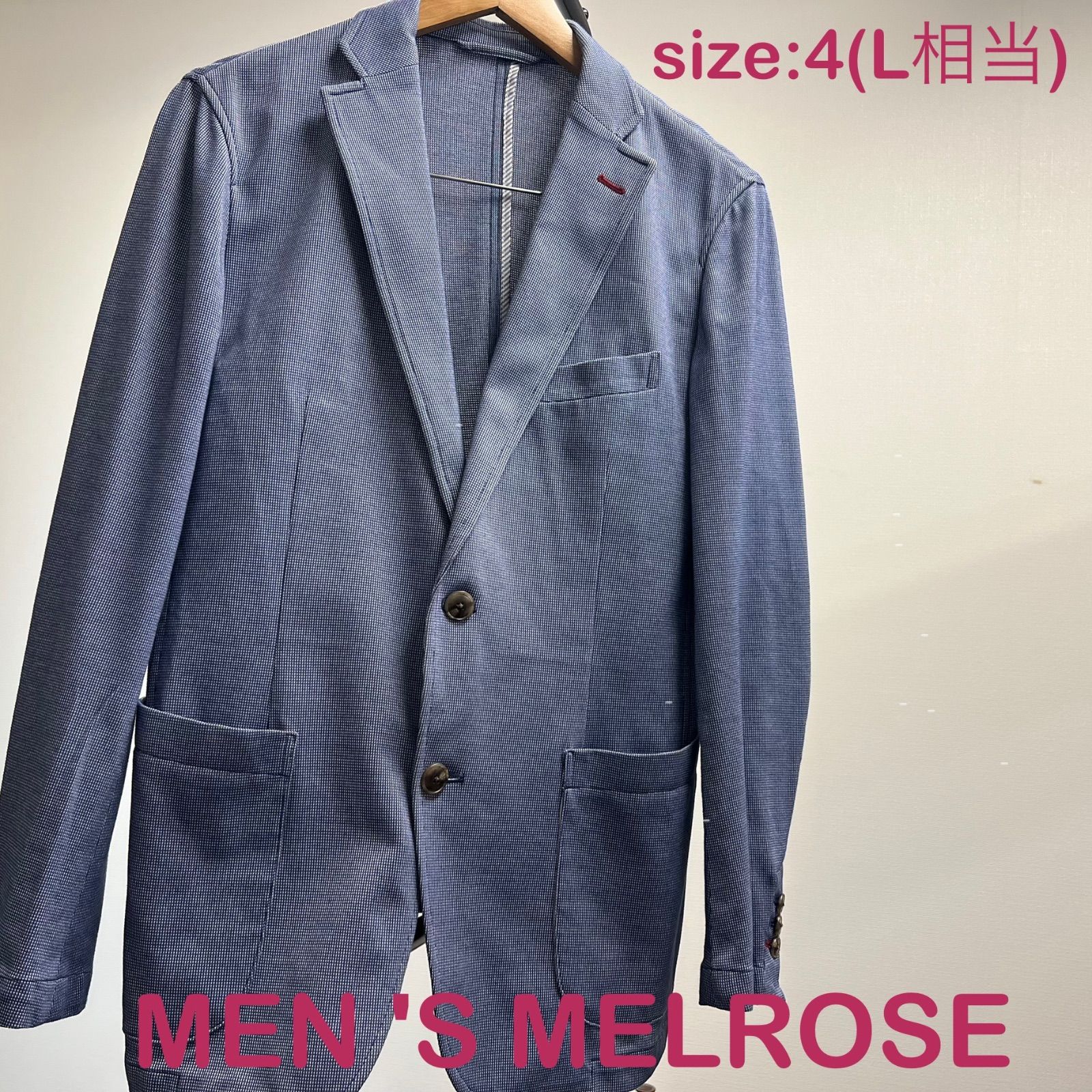 MEN'S MELROSE テーラードジャケット 4サイズ - メルカリ