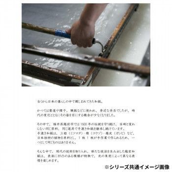 志成販売 耳付き越前和紙のタペストリー