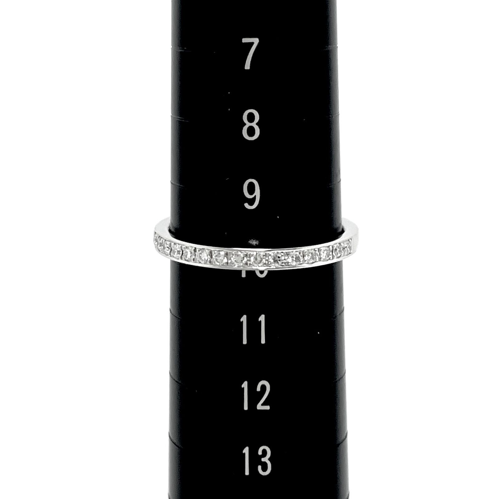 2023年購入　タサキ　スペランザ　0.14 PT950 ハーフエタニティ タサキ ハーフエタニティ スペランザ ダイヤモンド0 14ct Pt950