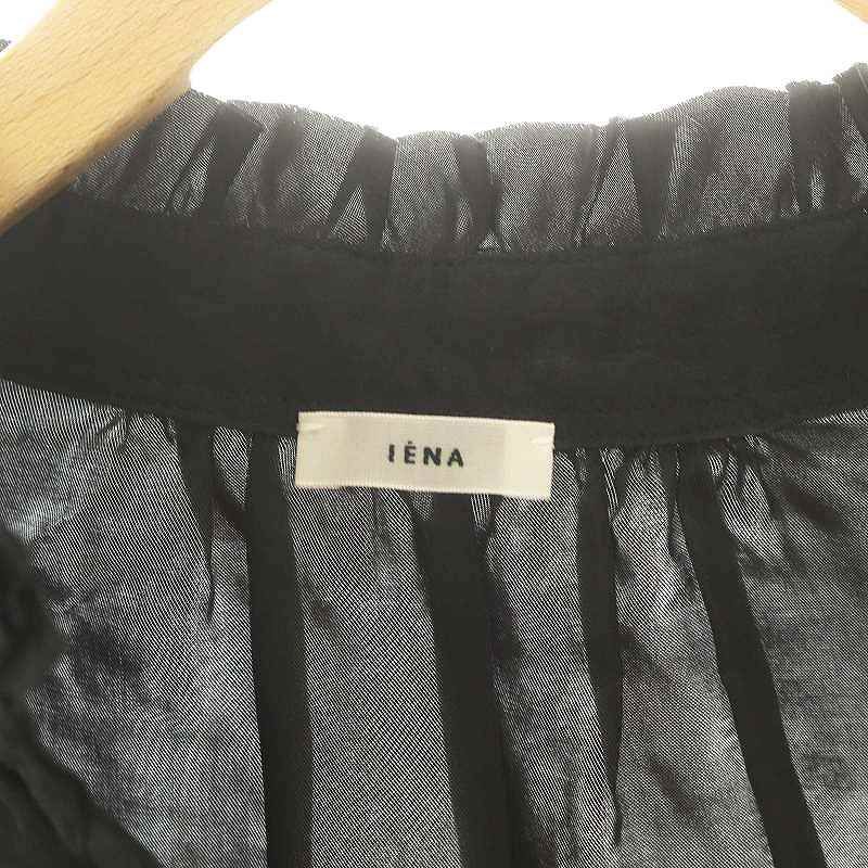 イエナ IENA 24AW キュプラ スキッパー ギャザーフリルブラウス イエナ IENA 24AW キュプラ スキッパー ギャザーフリルブラウス