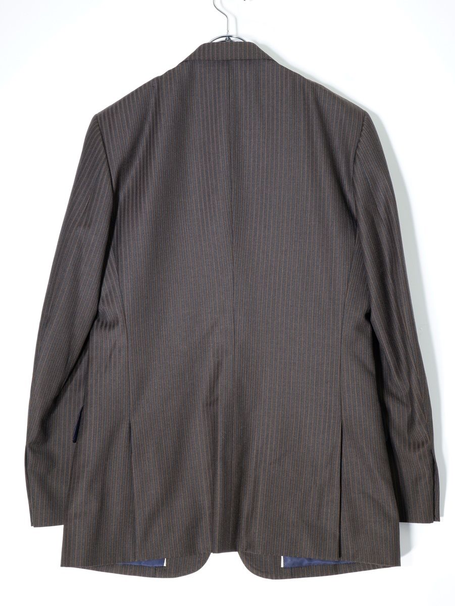 PAUL SMITH LONDONポールスミス ロンドン ウールストライプスーツ 3Bジャケットパンツ セットアップ【上 L・下 L】【MSTA69478】