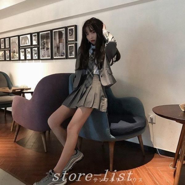 入学式卒業式スーツフォーマルスーツ女子女の子高校生中学生レデイース無地セット卒服制服スカート発表会フリーサイズゆったりSMLXLZYL145
